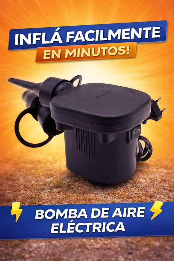 Inflador desinflador eléctrico para camping